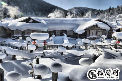 有关雪景的句子