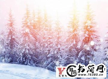 关于雪景的句子