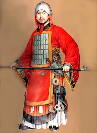 西周武士复原图