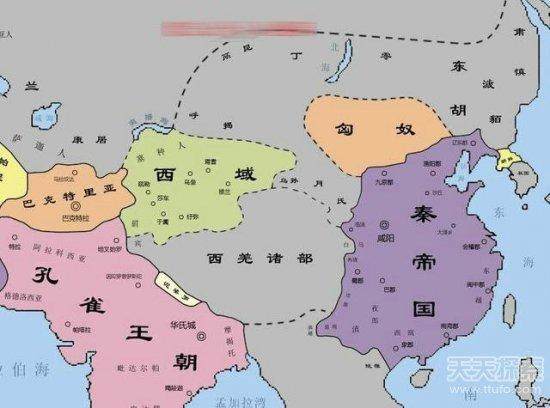 一、大秦帝国鼎盛形势图