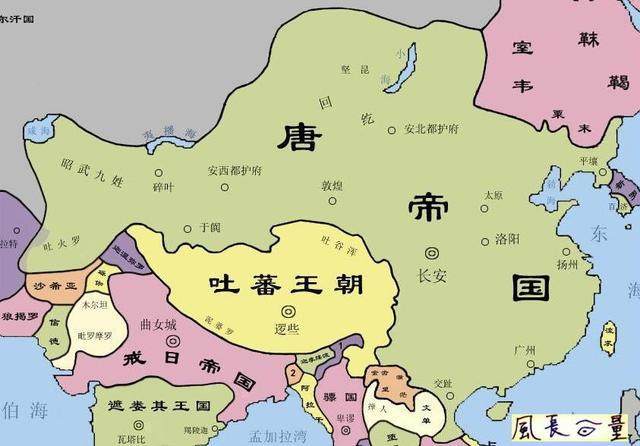 四、大唐帝国鼎盛形势图