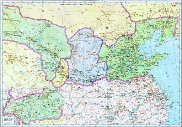 5、后凉、西秦、后秦、后燕、北魏两分钟穷奇网：魏晋南北朝地图变迁