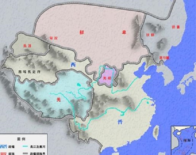 265年司马炎夺取曹魏政权，定都洛阳，建立晋朝，史称西晋。